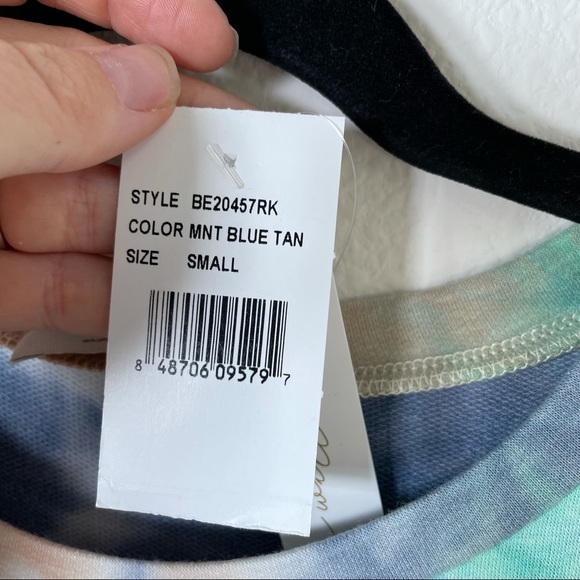 White Willow Tie-Dye Sweater Sz Small - Picture 8 of 13